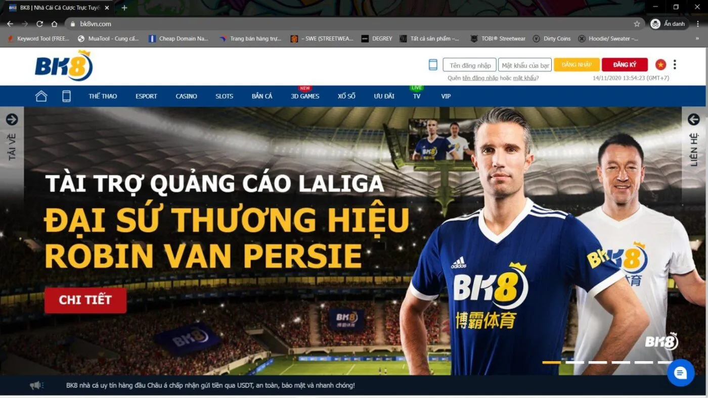 BK8 – Nhà Cái Cá Độ Với Dữ Liệu Chuyên Sâu
